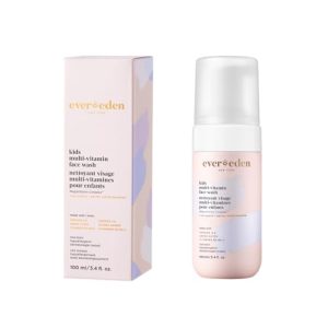 Evereden Cool Peach Kids Face Wash, 3.4 fl oz