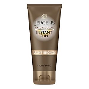Jergens Natural Glow Instant Sun Self Tanner, Light Bronze 6oz