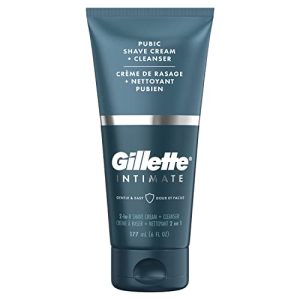 Gillette Intimate 2-in-1 Pubic Shave Cream & Cleanser, 177ml