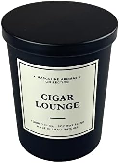 Masculine Cigar Lounge Soy Candles ? Sandalwood, Vanilla, Clove - Image 4