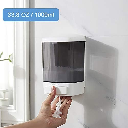 33.8oz Wall-Mounted Manual Soap Dispenser ? Black - Image 3