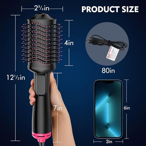 4-in-1 Oval Hair Dryer Brush and Volumizer for Women - Image 4