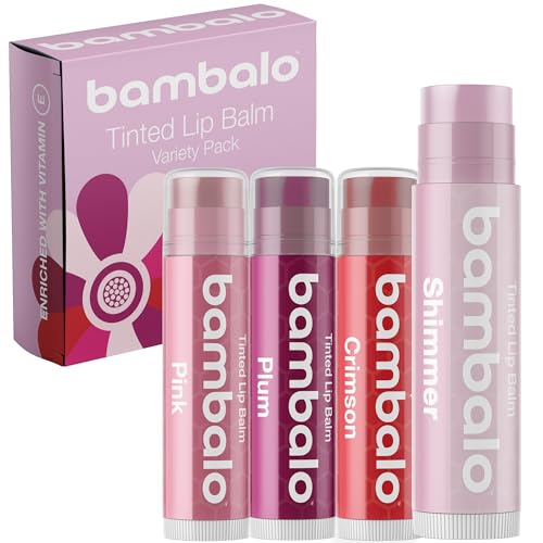 4-Pack Tinted Lip Balms ? Natural, Organic, USA Made