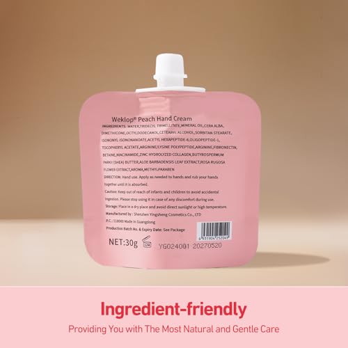 4 Pack Travel Size Hand Cream for Dry Hands - Image 6