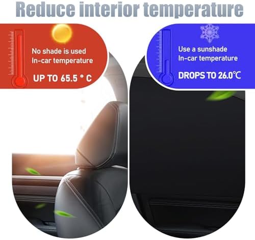 4 PCS Universal Car Side Window Sunshade Set (Silver) - Image 6