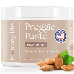 Preggie Paste Belly Butter with Manuka Honey and Vitamin E - 8oz Jar