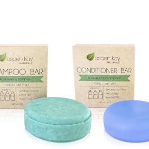 Organic Solid Shampoo & Conditioner Bars ? Vegan, Sulfate-Free