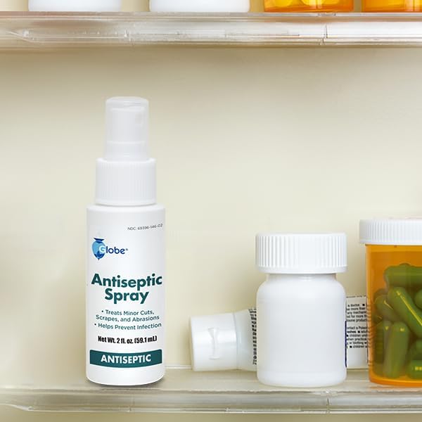Globe 3-Pack Antiseptic Spray for Cuts and Burns, 2oz - Image 6