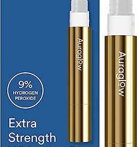 Auraglow Whitening Pen, 9% Peroxide, 40+ Treatments, 4mL