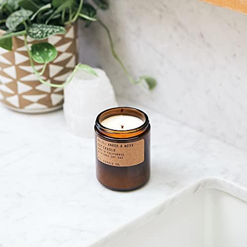 P.F. Candle Co. Amber & Moss Soy Candle, 7.2 oz - Image 2