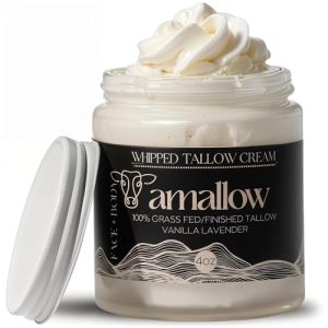 Grass Fed Beef Tallow Whipped Moisturizer ? 4 oz. Vanilla Lavender