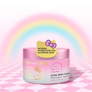 Hello Kitty Pink Water Crème Hydrating Klean Beauty Moisturizer 50ml New