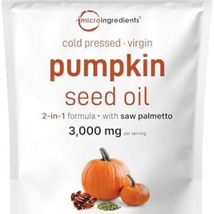 Pumpkin Seed Oil & Saw Palmetto, 3,000mg, 300 Softgels