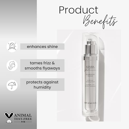 Kenra Platinum Silkening Gloss for Frizz Control & Shine - Image 2