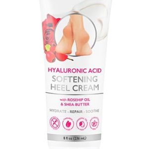 Hyaluronic Acid Heel Cream with Rosehip & Shea, 8 oz