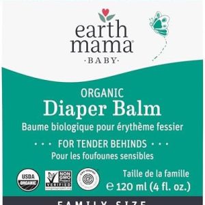 Organic Diaper Balm with Calendula, 4 oz