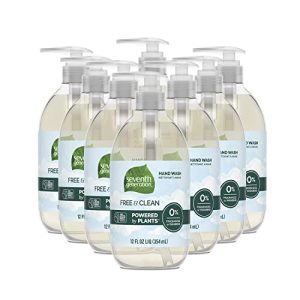 Seventh Generation Unscented Hand Soap, 12 Fl. oz, 8-Pack
