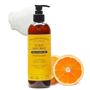 Citrus Body Wash with Aloe, Coconut Oil & Green Tea 16 oz