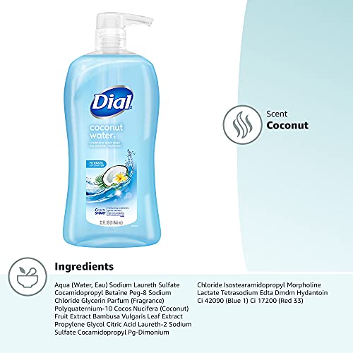 Dial Refreshing Coconut Water Body Wash, 32 oz (2-Pack) - Image 10