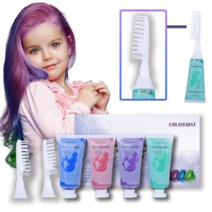 4 PCS Washable Hair Color Wax for Girls