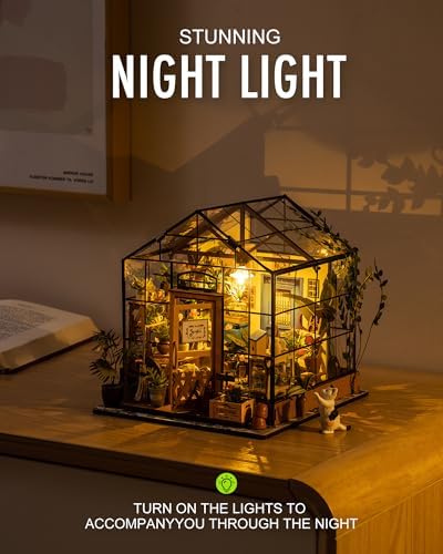 Cathy?s Greenhouse Miniature DIY House Kit for Adults - Image 5