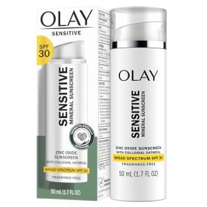 Olay Sensitive Zinc Oxide Sunscreen SPF 30, 50ml