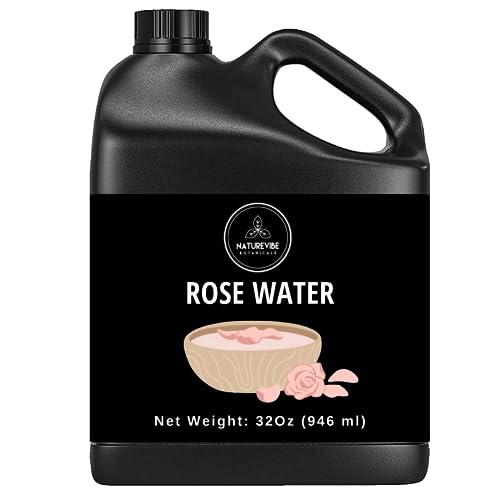 Naturevibe Botanicals 32oz Pure Rose Water for Skin & Hair