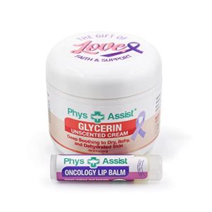 Oncology Glycerin Cream & Peppermint Lip Balm for Sensitive Skin