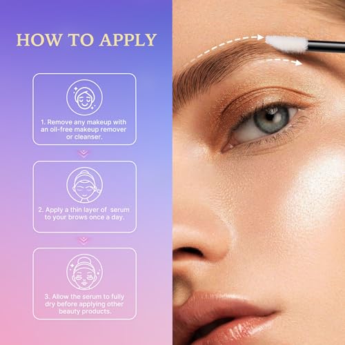 VieBeauti Eyebrow Growth Serum for Thicker, Fuller Brows 0.1 Fl. Oz - Image 6