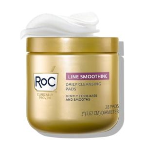 RoC Hypoallergenic Exfoliating Makeup Remover Pads, 28 Count