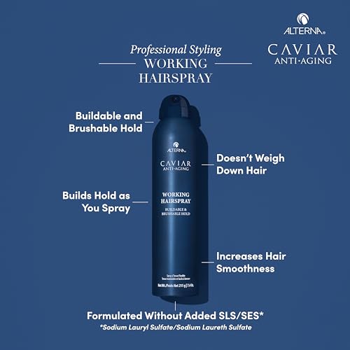 Alterna Caviar Anti-Aging Hair Spray: Ultra-Dry, Frizz Control, Sulfate-Free - Image 3