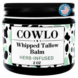 Herb-Infused Beef Tallow Balm for Dry Skin, 2oz