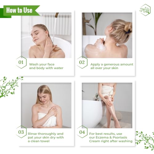 Organic Moisturizing Body Wash for Sensitive, Itchy Skin - Image 5