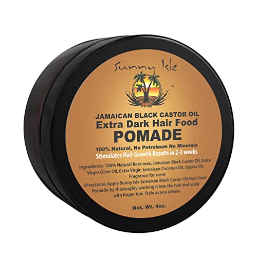 Sunny Isle Extra Dark Jamaican Black Castor Oil Pomade 4 oz - Image 2