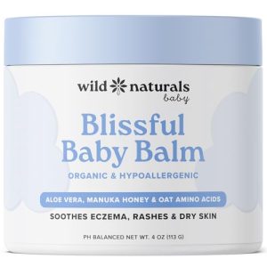 Baby Eczema Cream for Dry Skin & Diaper Rash (4oz)