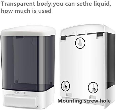 33.8oz Wall-Mounted Manual Soap Dispenser ? Black - Image 5