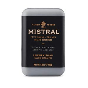 Mistral Large Organic Silver Absinthe Bar Soap