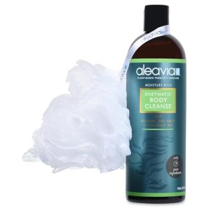 Aleavia Organic Enzymatic Body Wash, Vegan & Sulfate-Free, 16 Oz