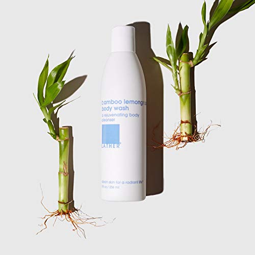 LATHER Bamboo Lemongrass Hydrating Body Wash, 8 Fl Oz - Image 2