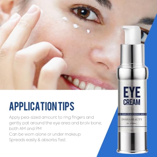 Revitalizing Eye Cream: Hyaluronic Acid, Caffeine, Green Tea 1 oz - Image 7