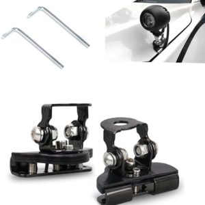 2 Pack Universal Car LED Grille Light Brackets (Black)