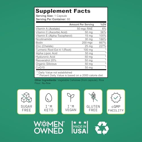 Vegan Women?s Healthy Aging Supplement ? 60 Capsules - Image 5
