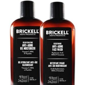 Brickell Men?s Anti-Aging Gel Routine Gift Set