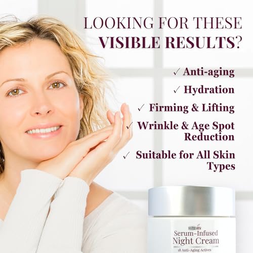 Anti-Aging 8% Matrixyl & Peptide Night Cream, 1.7 Fl Oz - Image 2