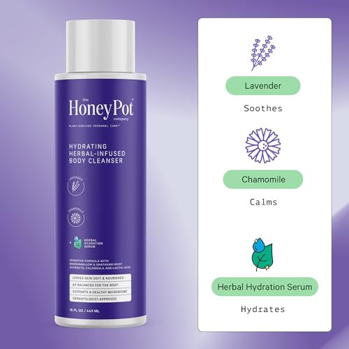 Honey Pot Body Cleanser Variety Pack: Coconut, Lavender, Grapefruit - Image 3