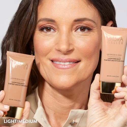 Laura Geller Quench-n-Tint Hydrating Foundation, Light, Buildable Coverage - Image 4