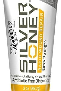 Silver Honey Wound Repair Ointment, 2oz Tube