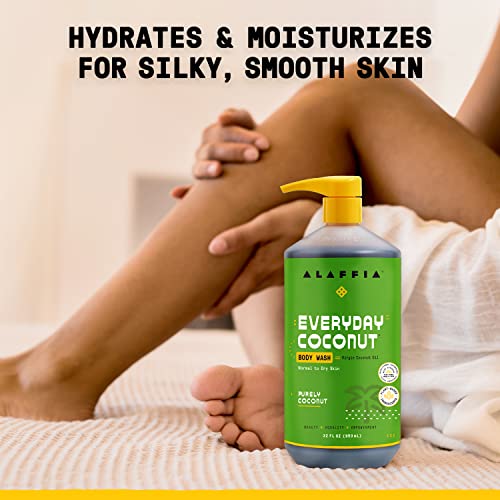 Alaffia Everyday Coconut Body Wash, 32 Fl Oz, Natural Ingredients - Image 6