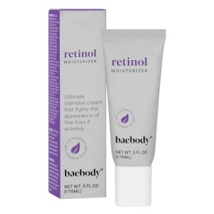 Baebody Retinol Moisturizer and Face Cream, Travel Size 0.5 oz