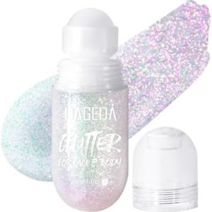 Sparkling Pink Body Glitter Gel for Festivals & Raves